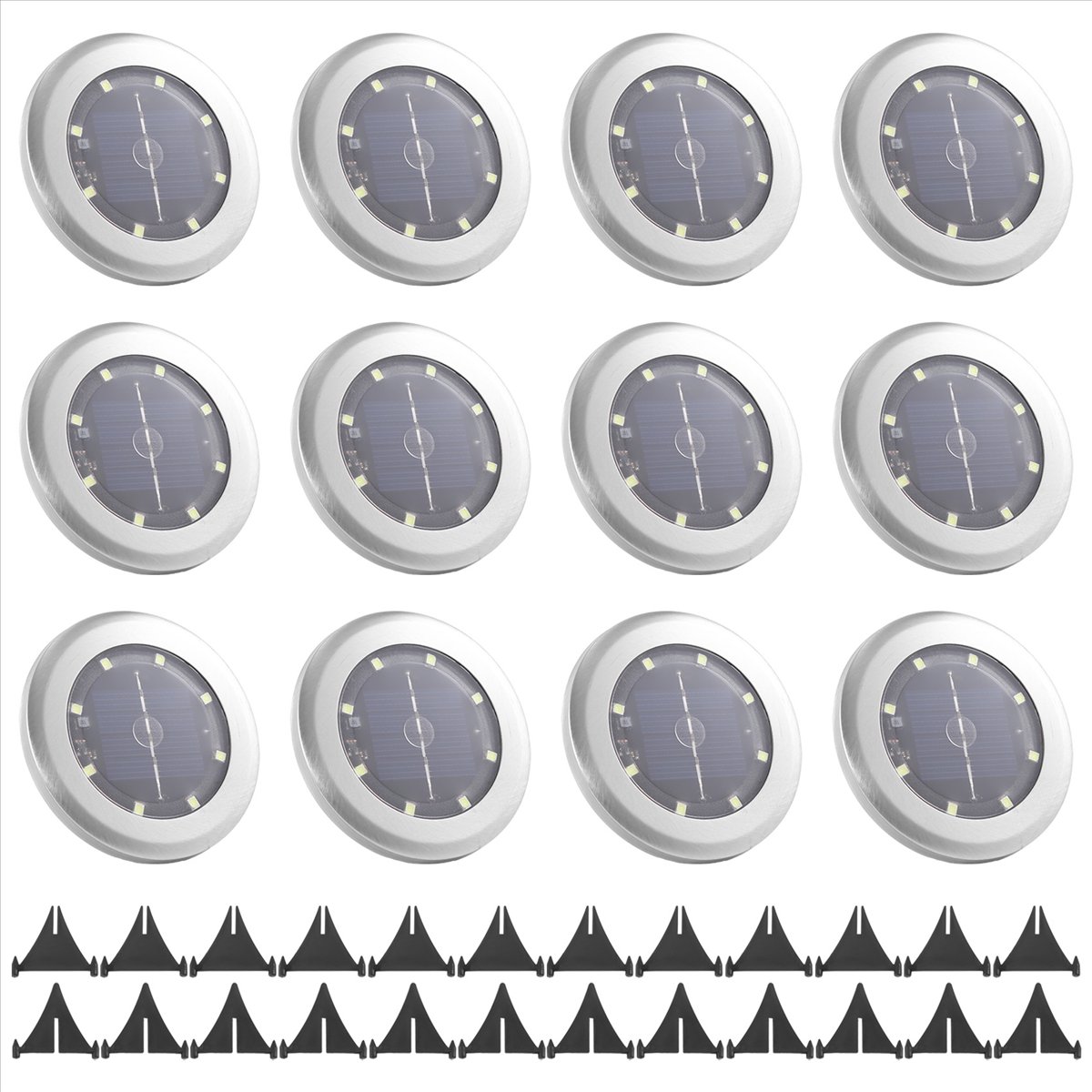 Renewable Energy Solar - *A14E 12 Pack Solar Lights Outdoor