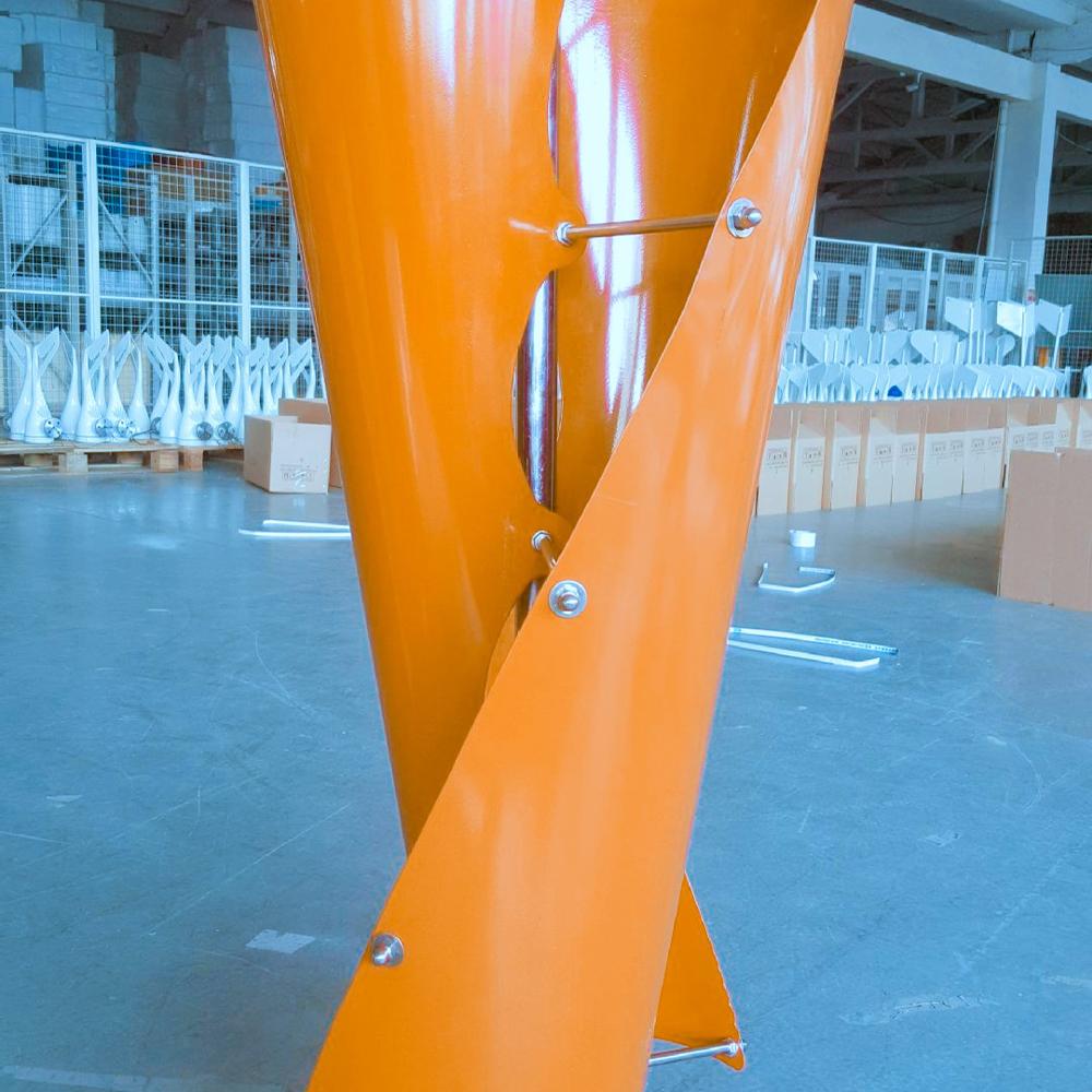 Renewable Energy Use - Vertical Axis Wind Power Turbine Generator