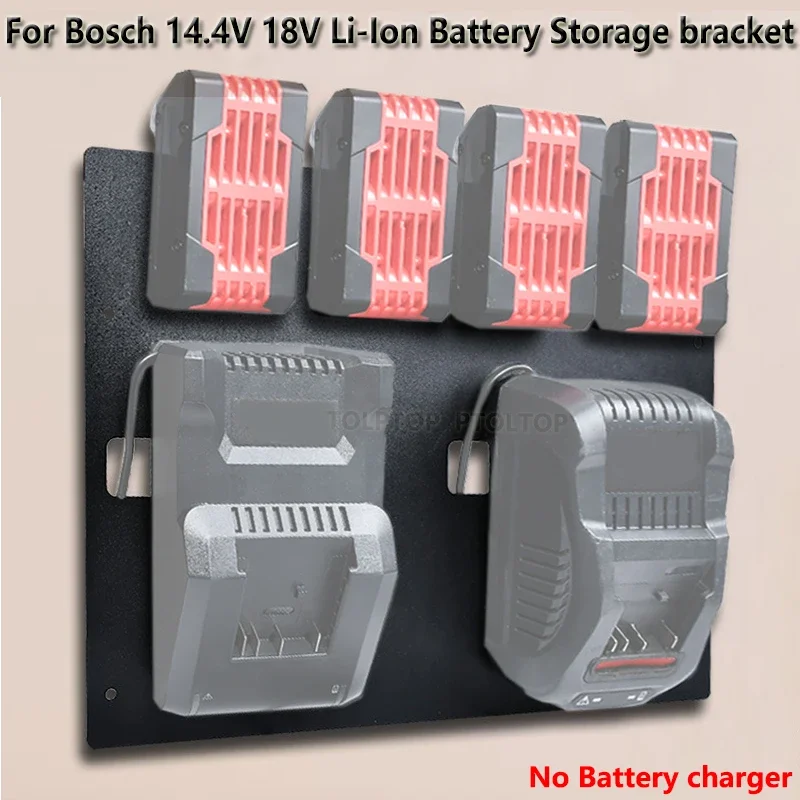 Energy Storage Rack - Metal Battery Storage Holder for Bosch