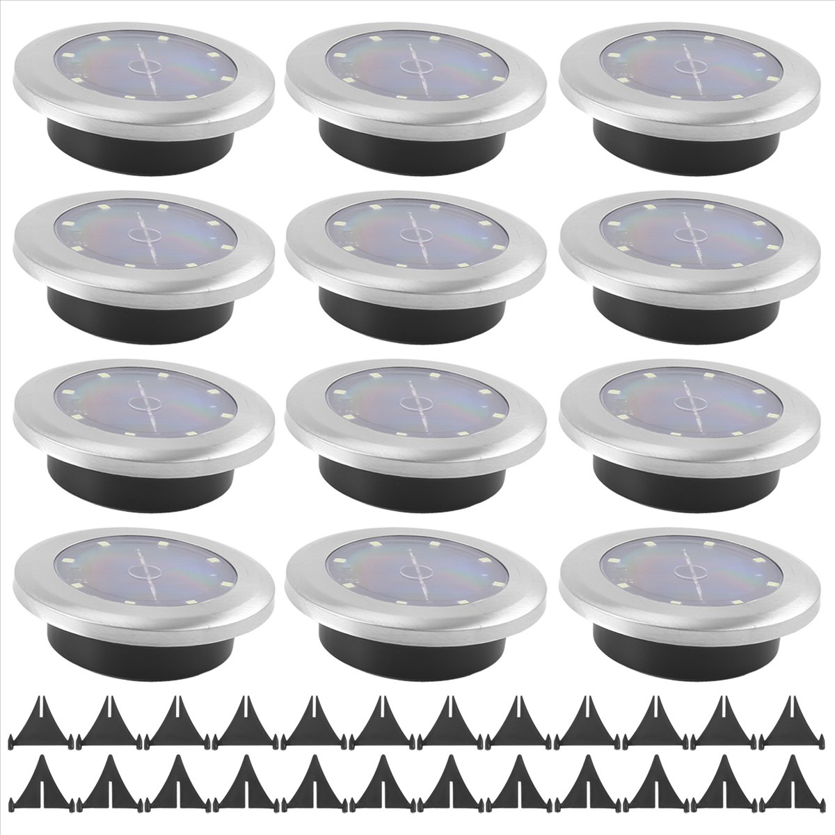 *A14E 12 Pack Solar Lights Out - Renewable Energy Solar บทวิจารณ์และราคา