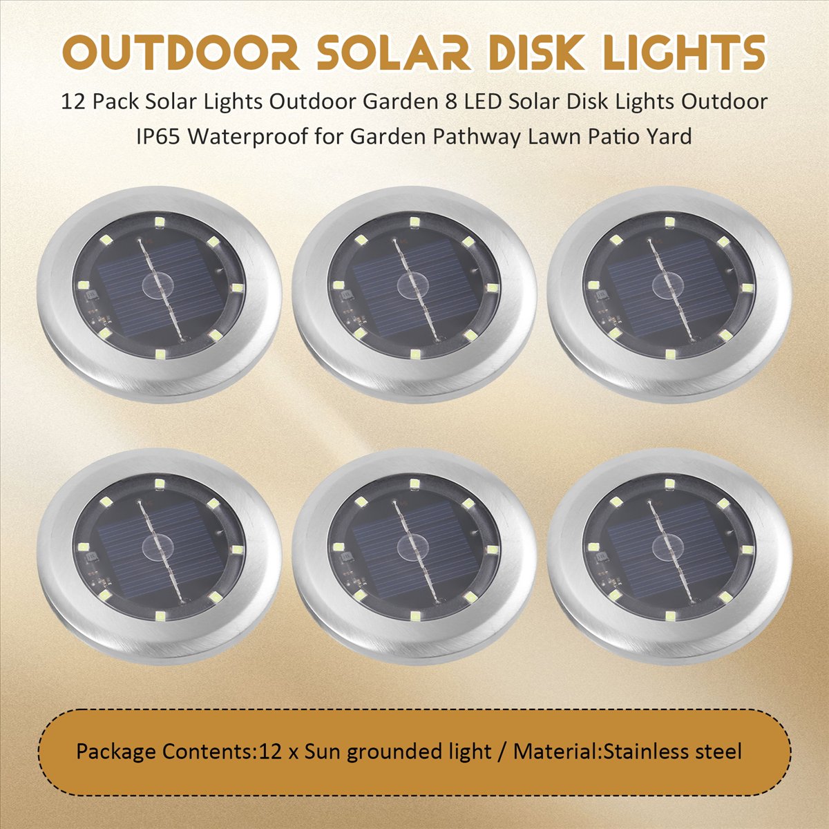 *A14E 12 Pack Solar Lights Out - Renewable Energy Solar บทวิจารณ์และราคา