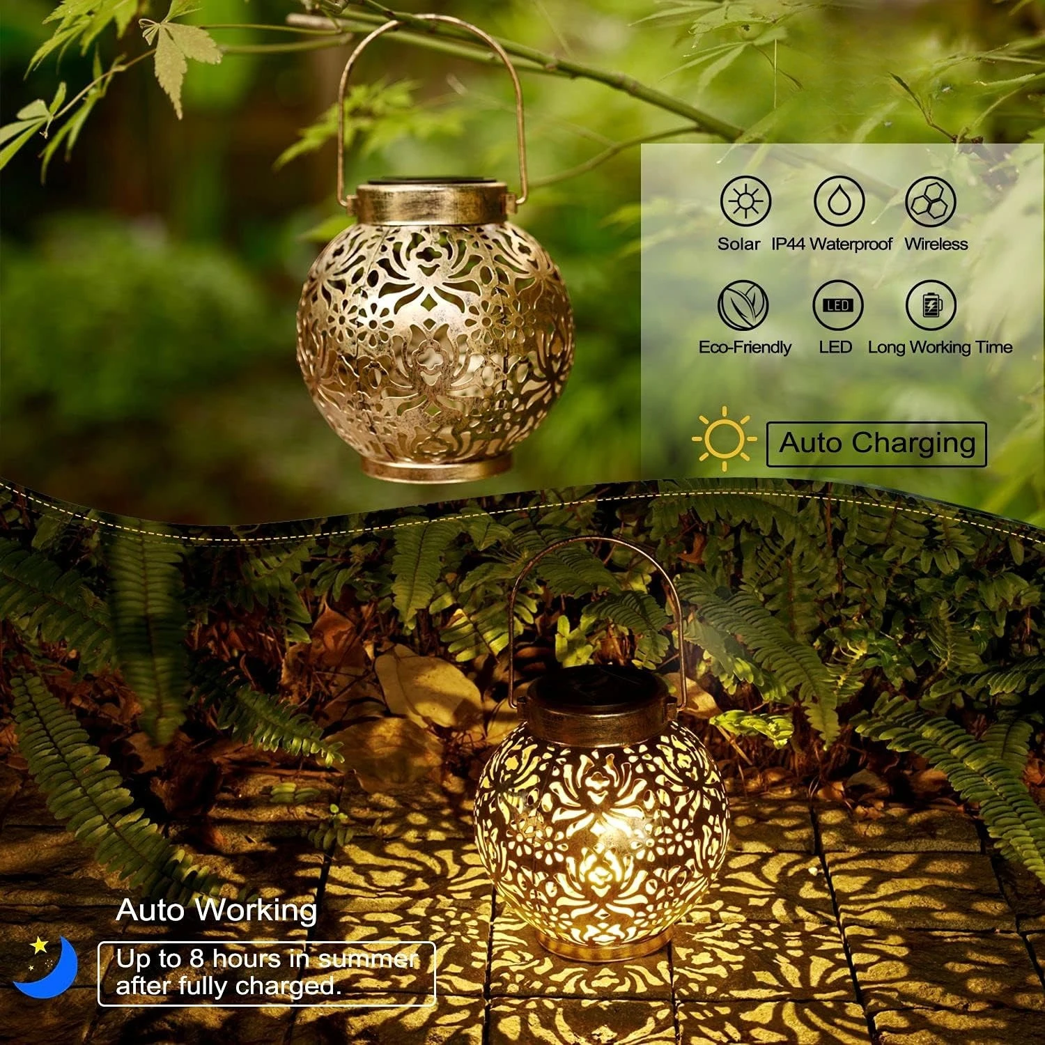 1-6PCS Moroccan Solar Lanterns - Renewable Energy Solar บทวิจารณ์และราคา