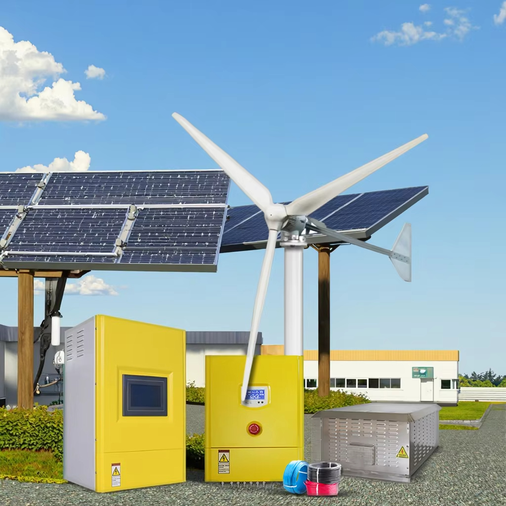 10KW Hybrid Solar Wind Turbine - Renewable Energy Use บทวิจารณ์และราคา