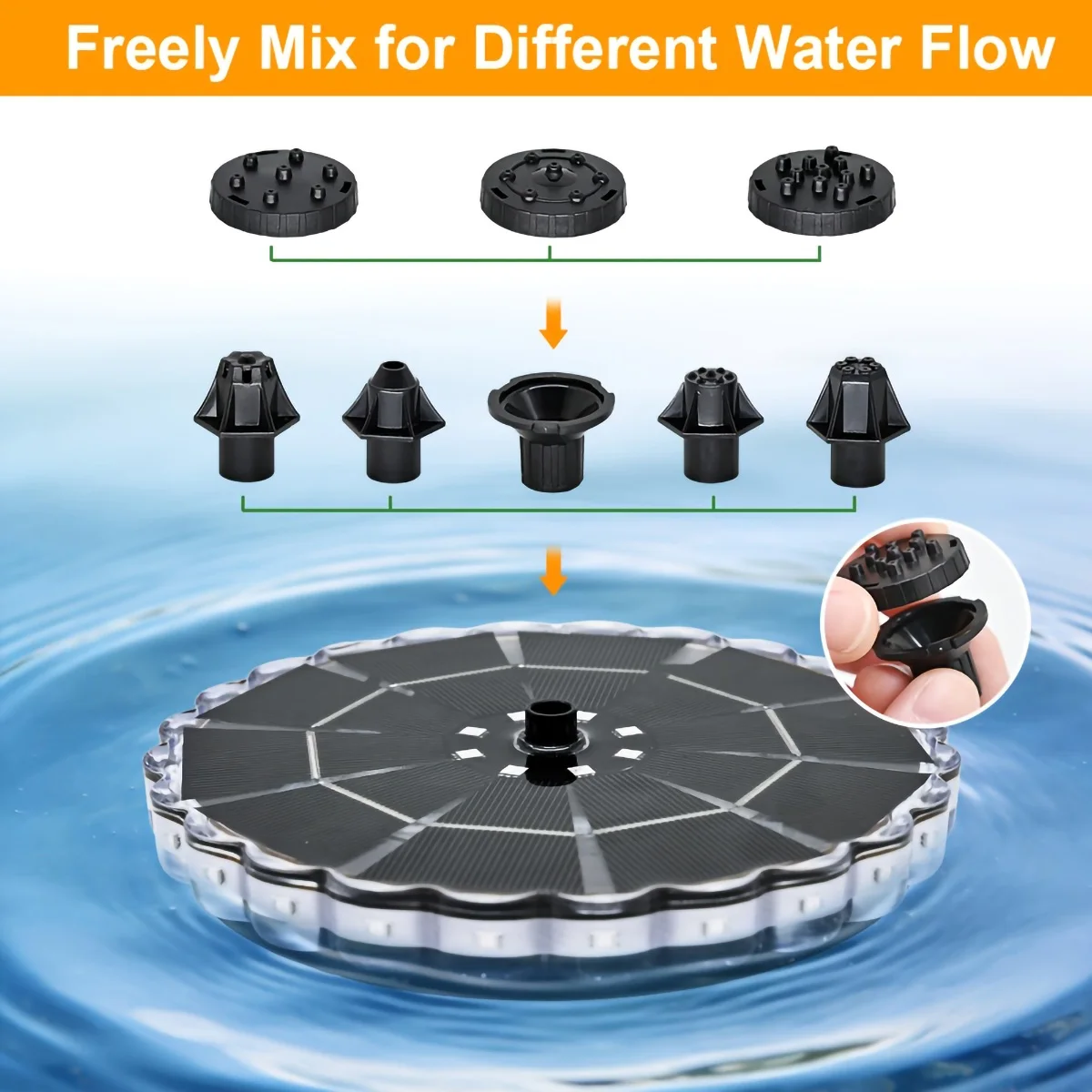 3.5W Outdoor Solar Fountain fo - Renewable Energy Solar บทวิจารณ์และราคา