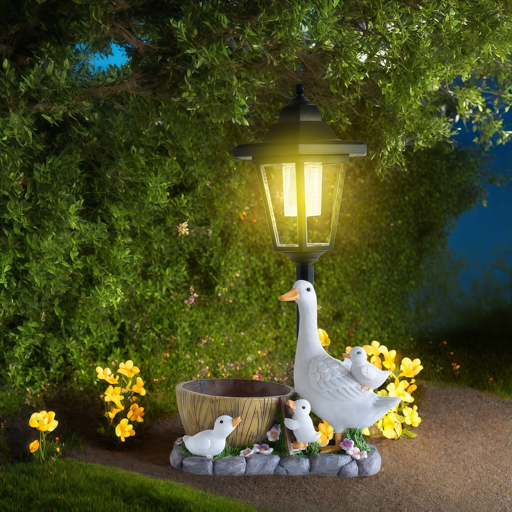 Solar Duck Night Light Garden  - Renewable Energy Solar บทวิจารณ์และราคา