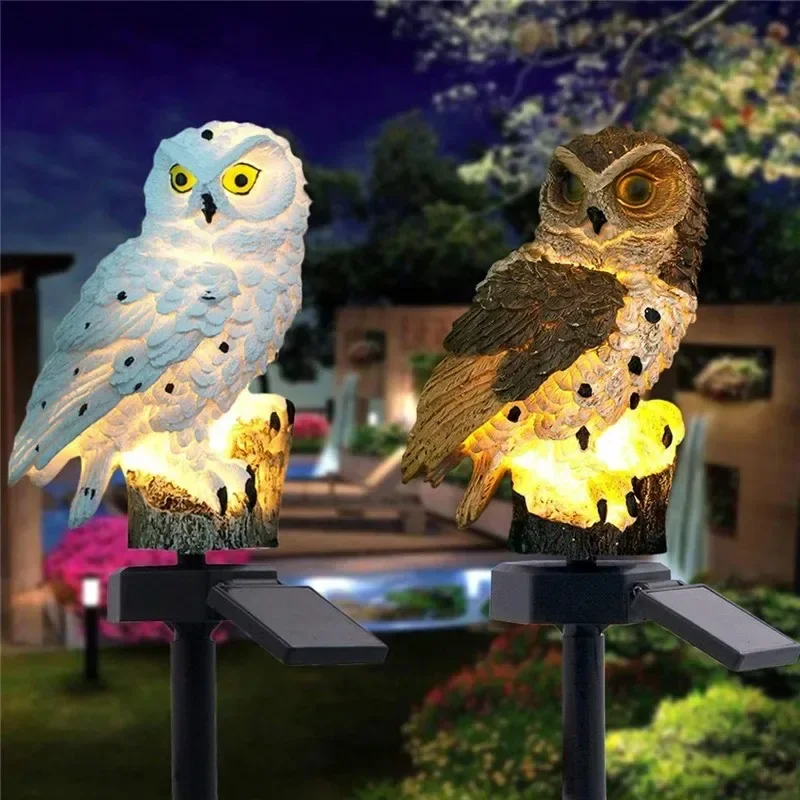 Solar Owl Statue Garden Light  - Renewable Energy Solar บทวิจารณ์และราคา