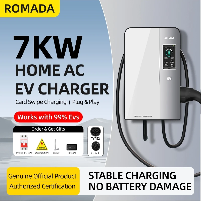 ROMADA Type2 GBT20234 EV Charg - Ev Charger Wallbox บทวิจารณ์และราคา
