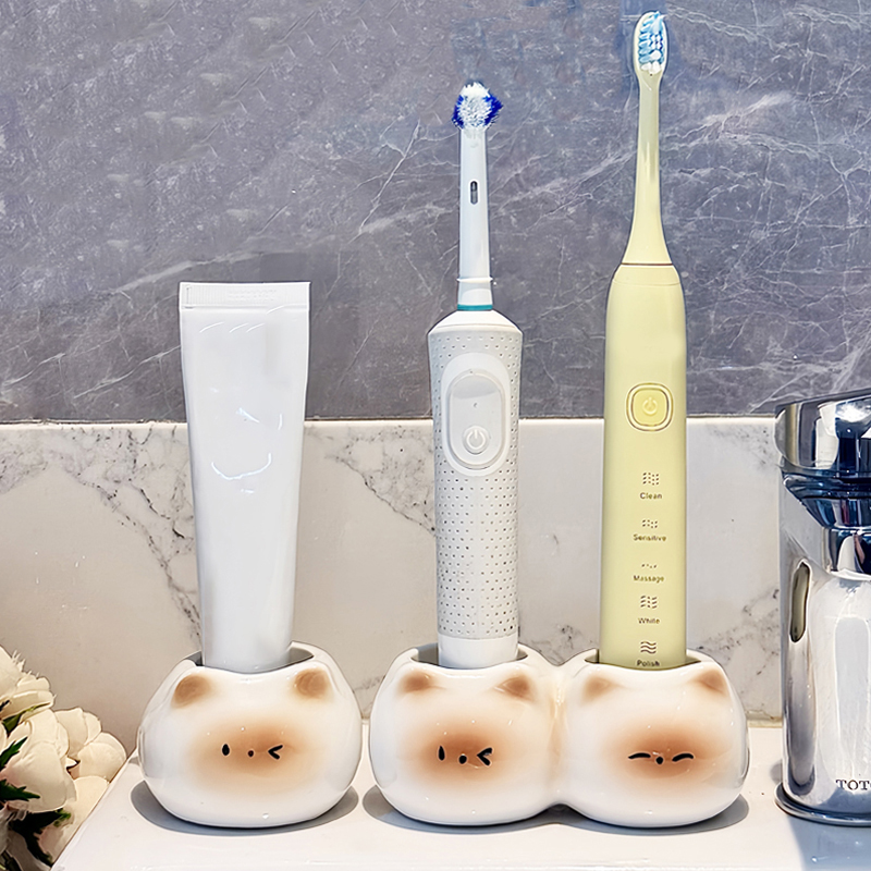 Ceramic Toothbrush Holder Cute - Energy Storage Rack บทวิจารณ์และราคา