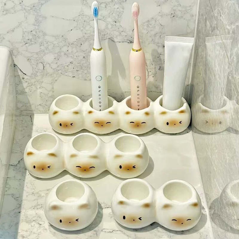 Ceramic Toothbrush Holder Cute - Energy Storage Rack บทวิจารณ์และราคา