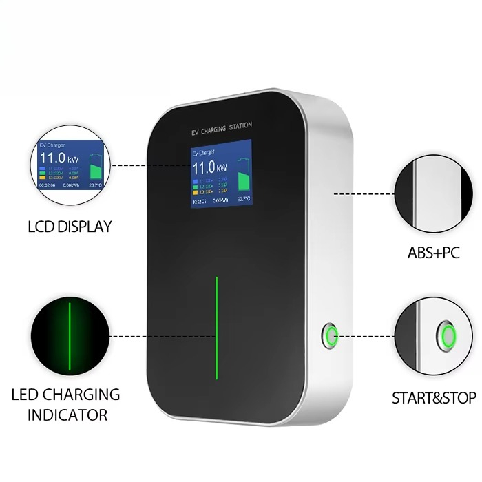 OEM Mode 3 16A 3 Phase 11KW Ch - Ev Charger Wallbox บทวิจารณ์และราคา