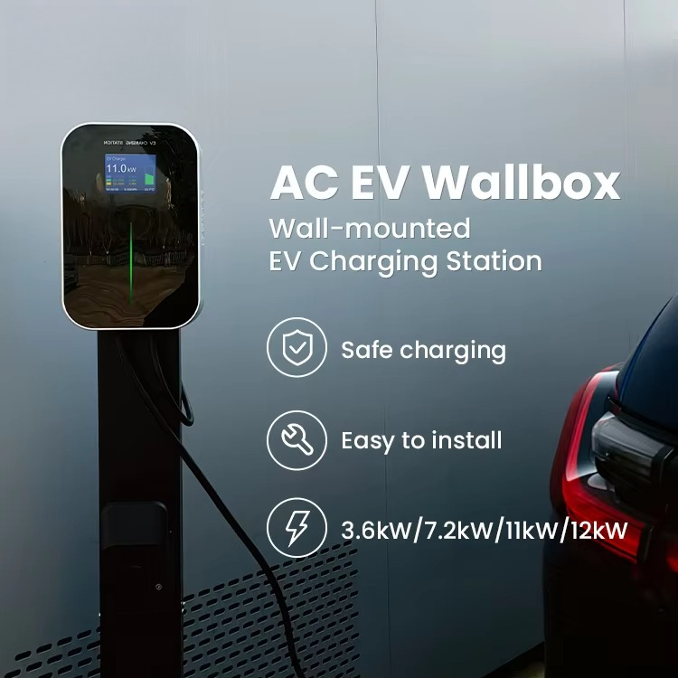 OEM Mode 3 16A 3 Phase 11KW Ch - Ev Charger Wallbox บทวิจารณ์และราคา