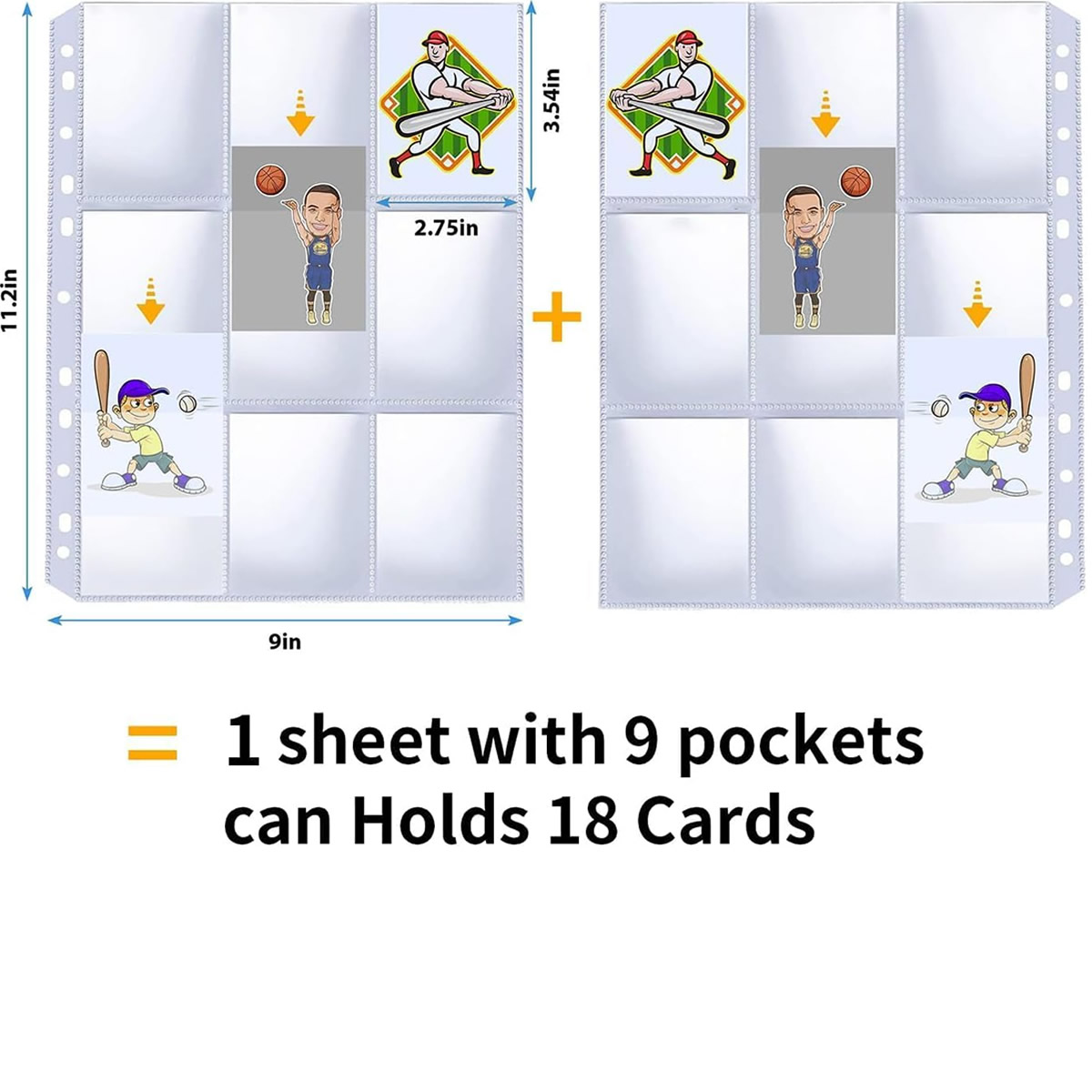 50 Pack 9 Pocket Card Sleeves  - Energy Storage Rack บทวิจารณ์และราคา