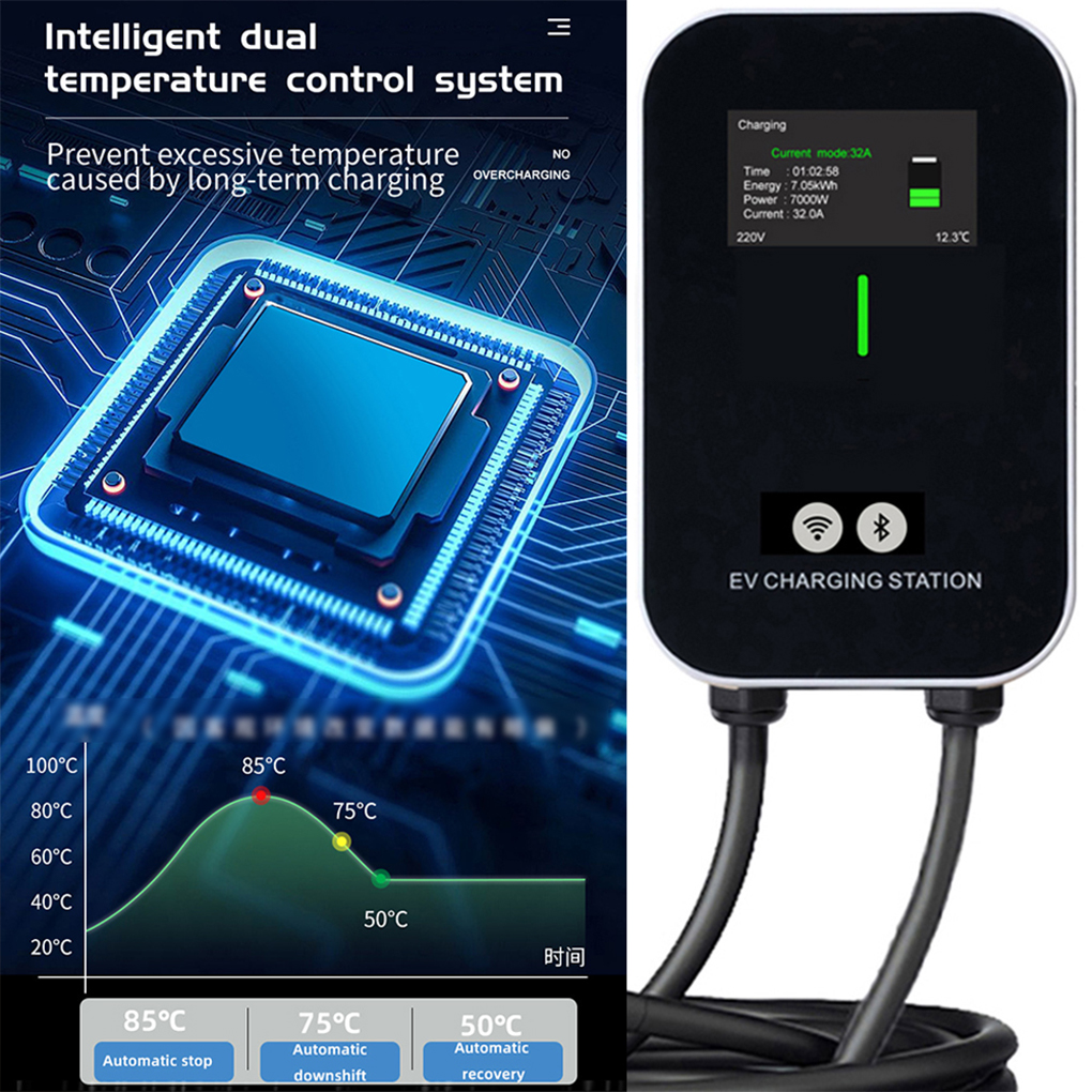 TYPE-2 Wallbox EV Charger 7KW  - Ev Charger Wallbox บทวิจารณ์และราคา