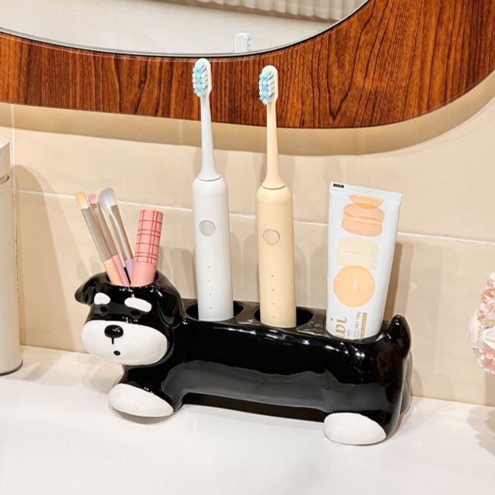 Cat Dog Shape Ceramic Toothbru - Energy Storage Rack บทวิจารณ์และราคา