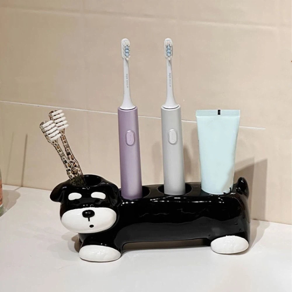 Cat Dog Shape Ceramic Toothbru - Energy Storage Rack บทวิจารณ์และราคา