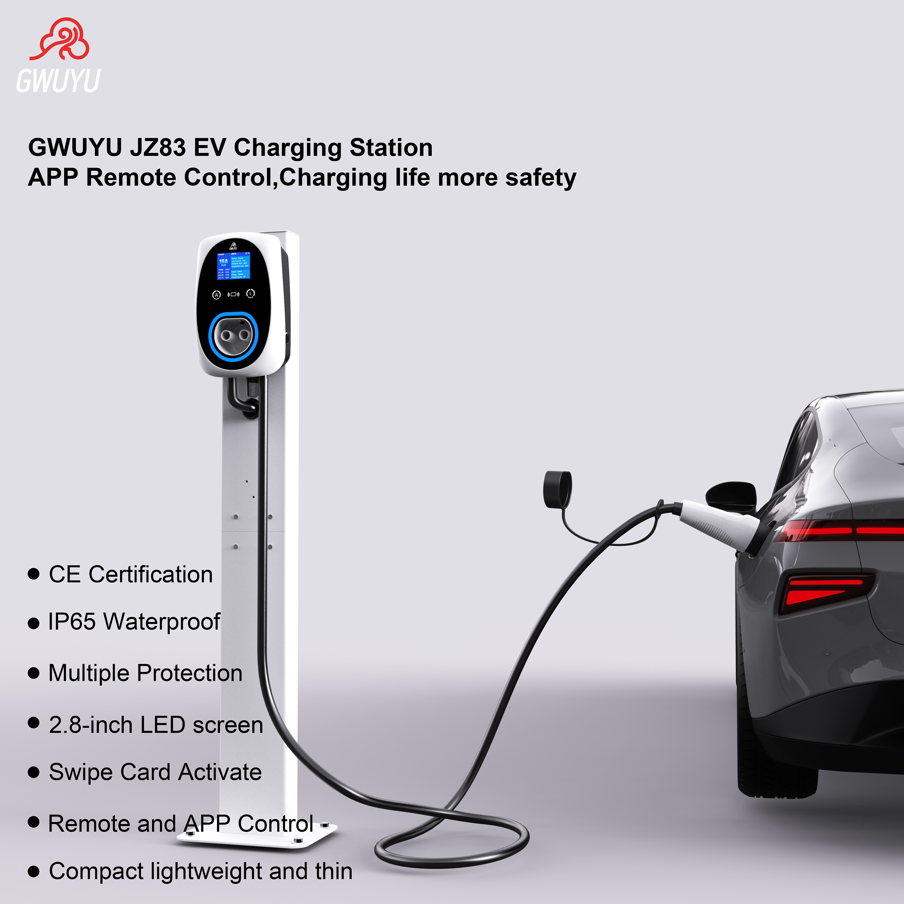 GWUYU EV Charger 32A 7.6KW Ele - Ev Charger Wallbox บทวิจารณ์และราคา