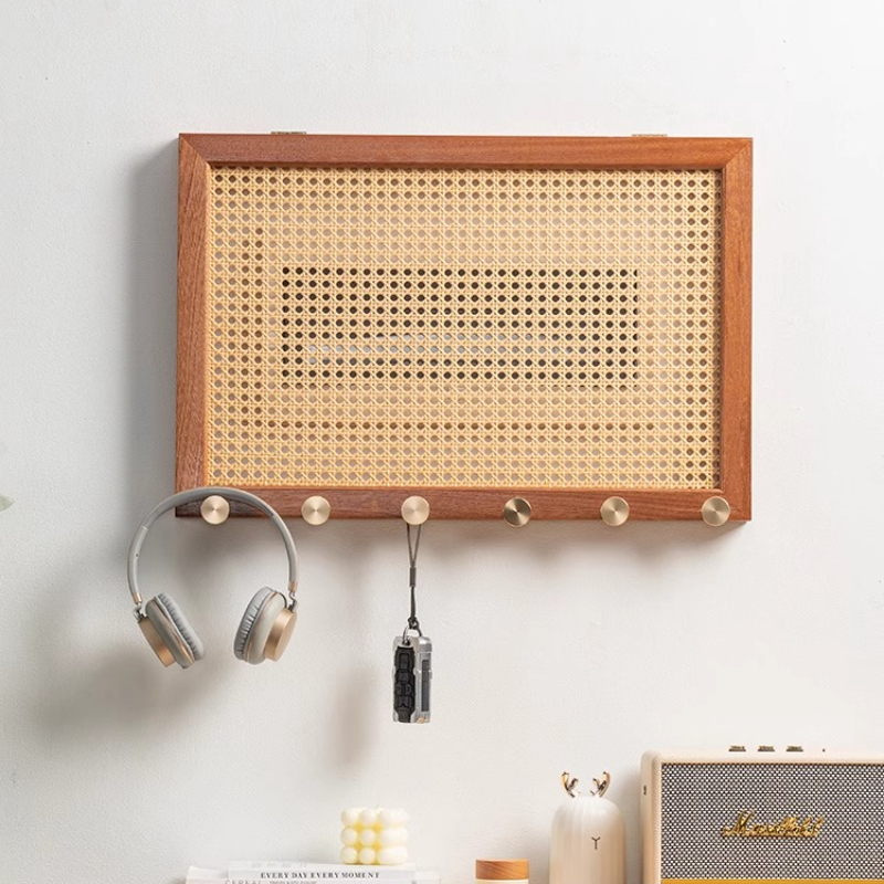 Wood Woven Rattan Electrical B - Energy Storage Rack บทวิจารณ์และราคา
