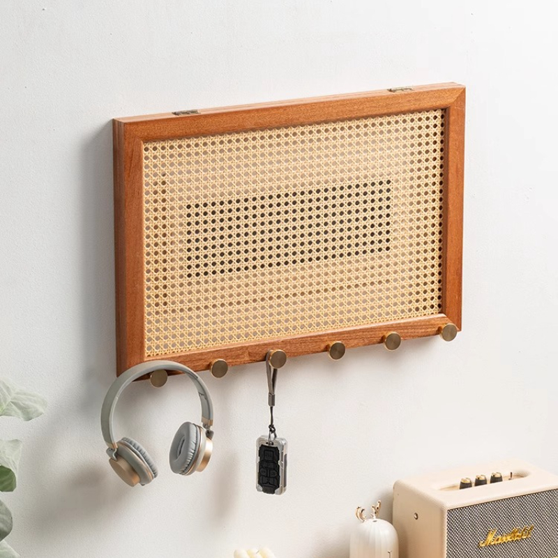 Wood Woven Rattan Electrical B - Energy Storage Rack บทวิจารณ์และราคา