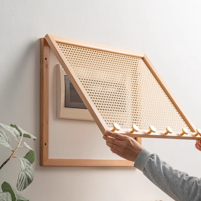 Wood Woven Rattan Electrical B - Energy Storage Rack บทวิจารณ์และราคา